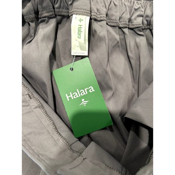 Halara Womens Cargo Pants Grey Size Small Cuffed Casual Mid Rise Button Zipper - Picture 9 of 10